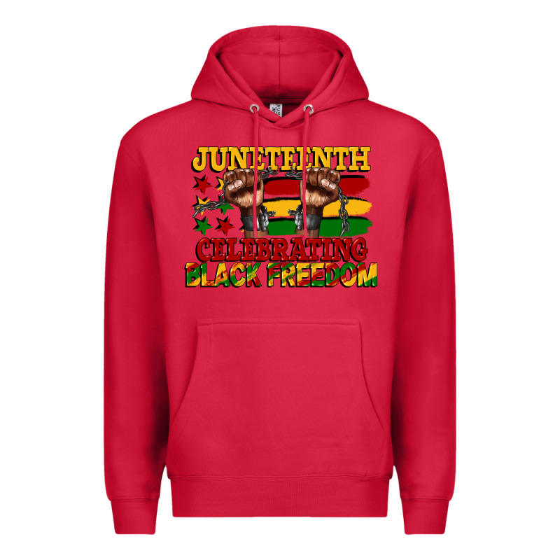 Juneteenth Celebrating Black Freedom Premium Hoodie by CowGirlArtShop | Teevron