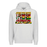 Dove Grey juneteenth celebrating black freedom Premium Hoodie - CowGirlArtShop