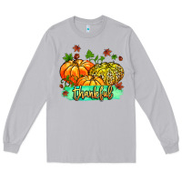 Moon Dust thankful pumpkins with glitter Long Sleeve Tee - MaliasSmallBusiness