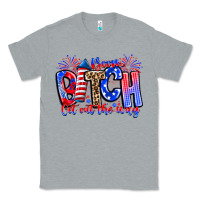 Heather Grey boom bitch get out the way Classic Tee - CowhideDigitalArt