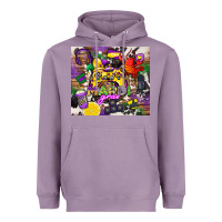 Lavender mardi gras gamer Heavyweight Hoodie - CowGirlArtShop