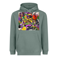 Sage mardi gras gamer Heavyweight Hoodie - CowGirlArtShop