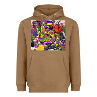 Toasted Coconut mardi gras gamer Heavyweight Hoodie - CowGirlArtShop