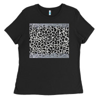 Black grey leopard Ladies Tee - JahusDesignShop