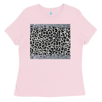Bubblegum Pink grey leopard Ladies Tee - JahusDesignShop