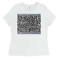 White grey leopard Ladies Tee - JahusDesignShop