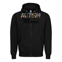 Black Autism mom Zipper Hoodie - Bettercallsaul