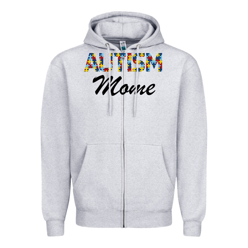 Autism Mom Zipper Hoodie by Bettercallsaul | Teevron