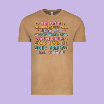 Let Them Vintage Tee Designed By Maliassmallbusiness