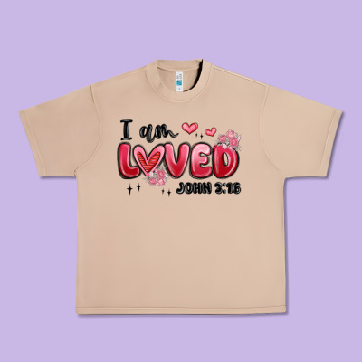 I Am Loved John 3 16 Urban Heavy Tee Designed By Maliassmallbusiness