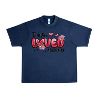 Navy i am loved john 3 16 Urban Heavy Tee - MaliasSmallBusiness