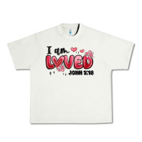 Pistachio i am loved john 3 16 Urban Heavy Tee - MaliasSmallBusiness