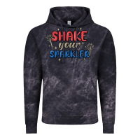 Cloud Black 4th of july america shake your sparkler Vintage Hoodie - MaliasSmallBusiness