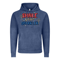 Vintage Denim 4th of july america shake your sparkler Vintage Hoodie - MaliasSmallBusiness