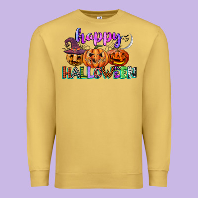 Happy Halloween Premium Sweatshirt Designed By Cowgirlartshop