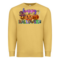 Antique Gold happy halloween Premium Sweatshirt - CowGirlArtShop