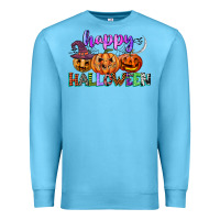 Ocean Blue happy halloween Premium Sweatshirt - CowGirlArtShop