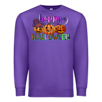 Purple happy halloween Premium Sweatshirt - CowGirlArtShop