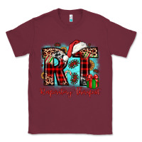 Burgundy christmas rt respiratory therapist Classic Tee - JahusDesignShop