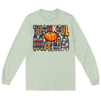 Matcha Thankful Mama Long Sleeve Tee - MaliasSmallBusiness