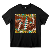 Black football leopard gemstone sunflower Heavy Core Tee - JahusDesignShop