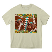 Mossy football leopard gemstone sunflower Heavy Core Tee - JahusDesignShop