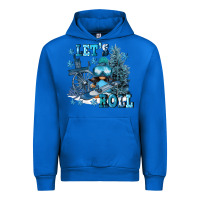 Cobalt let's roll Urban Hoodie - FaDigitalArtStudio