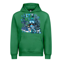 Emerald let's roll Urban Hoodie - FaDigitalArtStudio