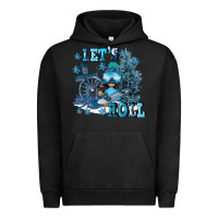 Pigment Black let's roll Urban Hoodie - FaDigitalArtStudio