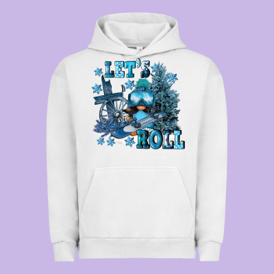 Let's Roll Urban Hoodie Designed By Fadigitalartstudio