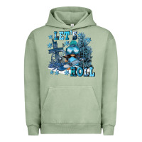 Pigment Oil Green let's roll Urban Hoodie - FaDigitalArtStudio