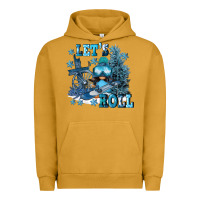 Pigment Peanut Butter let's roll Urban Hoodie - FaDigitalArtStudio