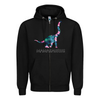 Black Mamasaurus Dinosaur Zipper Hoodie - Bettercallsaul