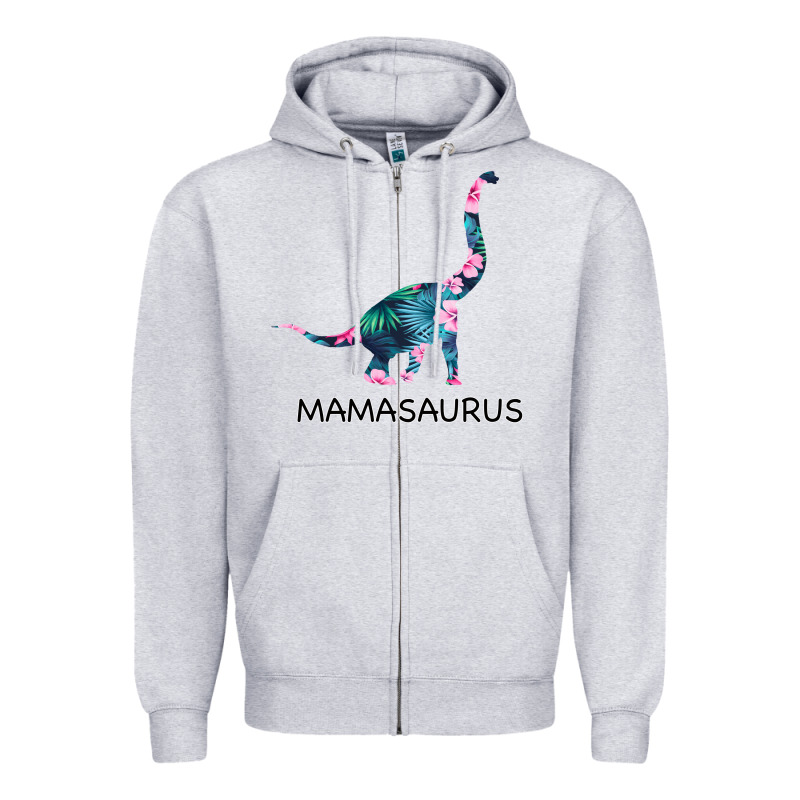Mamasaurus Dinosaur Zipper Hoodie by Bettercallsaul | Teevron