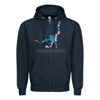 Navy Mamasaurus Dinosaur Zipper Hoodie - Bettercallsaul