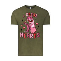 Vintage Olive i steal hearts Vintage Tee - MaliasSmallBusiness