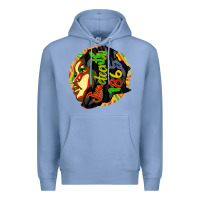 Colony Blue juneteenth 1865 Premium Hoodie - CowGirlArtShop