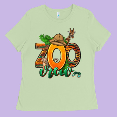 Zoo Crew Ladies Tee Designed By Adodesignshop