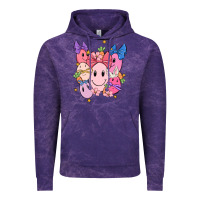 Cloud Purple soft pink easter Vintage Hoodie - MaliasSmallBusiness