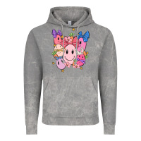 Cloud Rock soft pink easter Vintage Hoodie - MaliasSmallBusiness