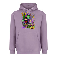 Mardi Gras Gnomies Truck Heavyweight Hoodie | Teevron