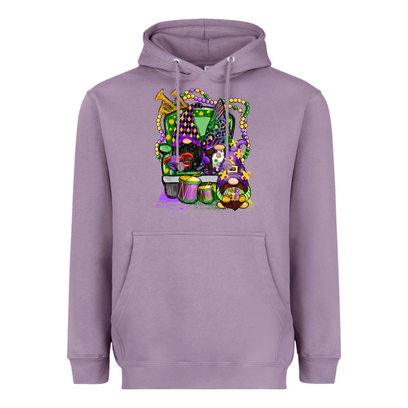 Mardi Gras Gnomies Truck Heavyweight Hoodie by CowGirlArtShop | Teevron