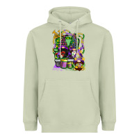 Matcha mardi gras gnomies truck Heavyweight Hoodie - CowGirlArtShop