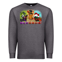 Charcoal Heather happy hallothanksmas gnomes Premium Sweatshirt - CowGirlArtShop