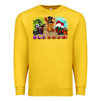 Lemon happy hallothanksmas gnomes Premium Sweatshirt - CowGirlArtShop