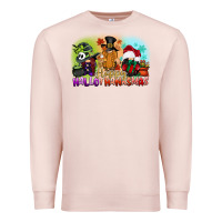 Pale Pink happy hallothanksmas gnomes Premium Sweatshirt - CowGirlArtShop