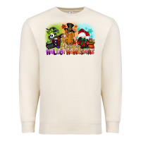 Sandshell happy hallothanksmas gnomes Premium Sweatshirt - CowGirlArtShop