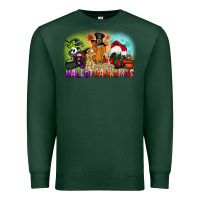Sports Green happy hallothanksmas gnomes Premium Sweatshirt - CowGirlArtShop
