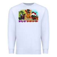 White happy hallothanksmas gnomes Premium Sweatshirt - CowGirlArtShop