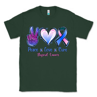 Sports Green Peace love cure Thyroid Cancer Classic Tee - NancyCooperArtShop